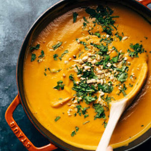 Vegan Thai Curried Carrot Soup